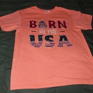 BORN in the USA kids tee